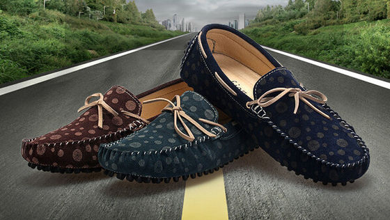 অবসর পুরুষদের চামড়া Loafers 41 - 45 আকার পুরুষদের Suede নৈমিত্তিক জুতা