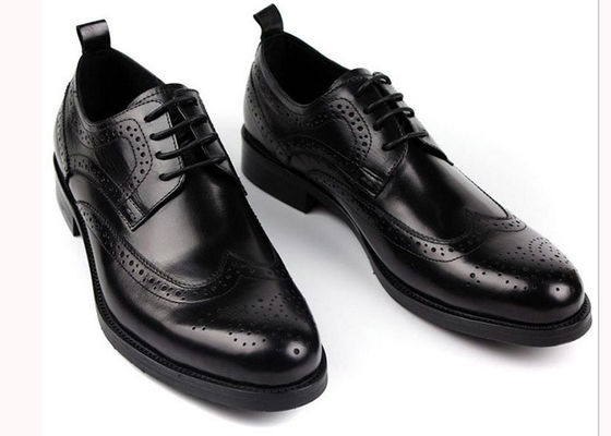 উচ্চ গরু পুরুষদের চামড়া Brogue জুতা, ব্যবসা Goodyear হস্তনির্মিত জুতা
