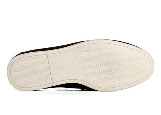 টেকসই পুরুষদের নৈমিত্তিক জুতা Tassels ফ্ল্যাট Loafer পুরুষদের বাদামী চামড়া ড্রাইভিং জুতা