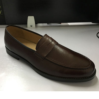 কাস্টমাইজড OEM পুরুষদের চামড়া Loafers শীর্ষ শস্য চামড়া ভেনিশিয়ান Loafers