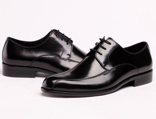 অফিসার বিজনেস মেন চামড়া পোষাক জুতা, কালো পোষাক Loafers স্লিপ প্রতিরোধী
